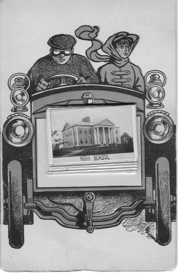 Hingham Historical Postcard of Hingham High School